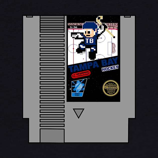 Tampa Bay Hockey 8 bit cartridge design by MulletHappens